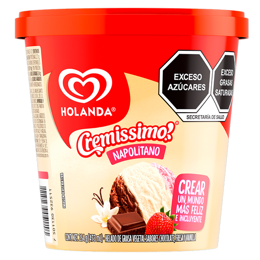 Helado Napolitano - Prakticongelados