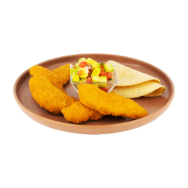 Filete de Pollo Empanizado - Prakticongelados