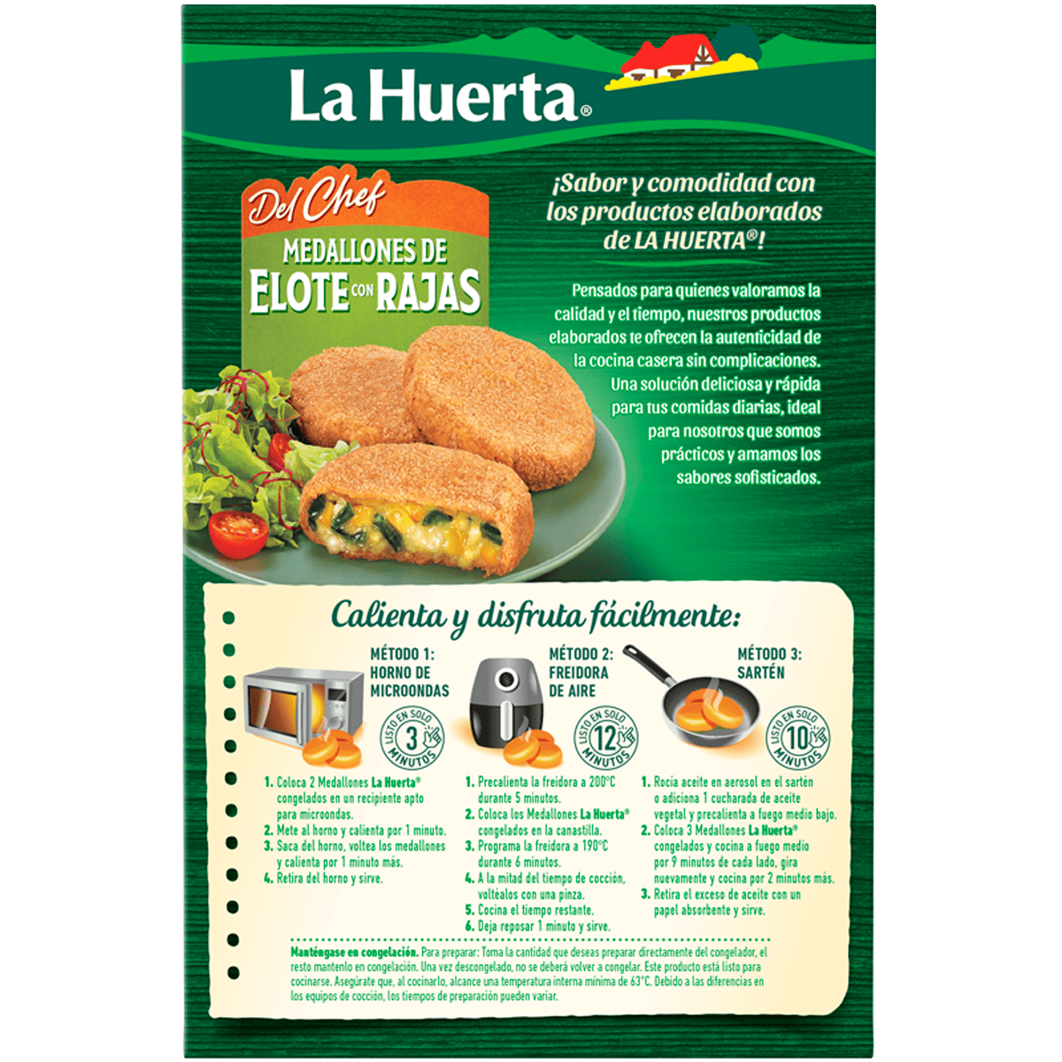 Medallones de Elote con Rajas