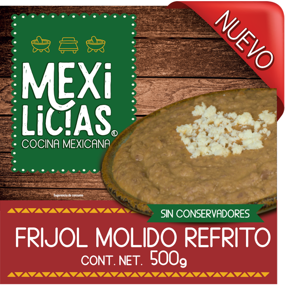 Frijol Molido Refritos - Prakticongelados