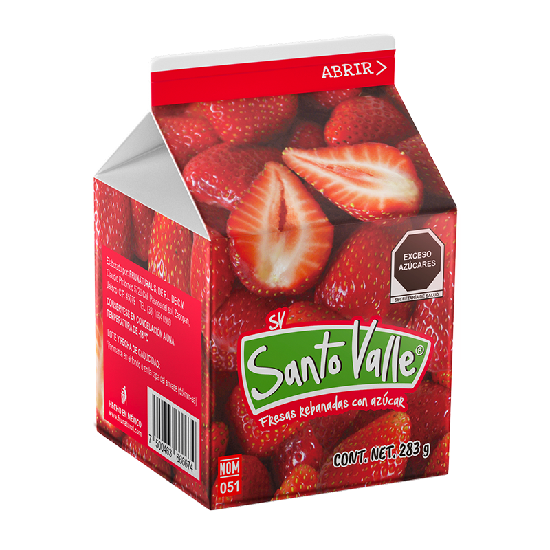 Fresa Reb.C/Azúcar Purepack - Prakticongelados