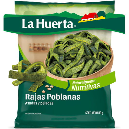 Rajas Poblanas - Prakticongelados