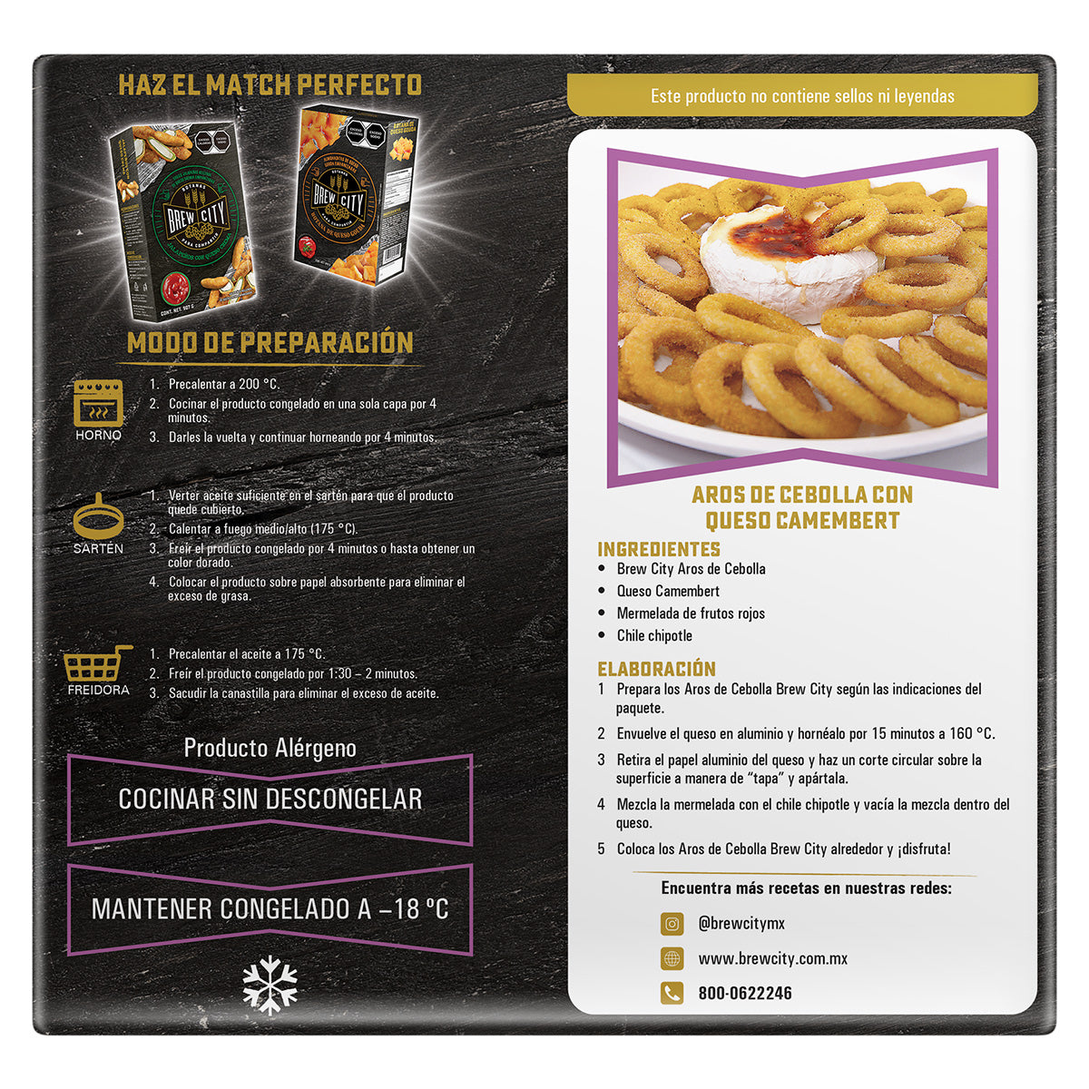 Aros de Cebolla - Prakticongelados