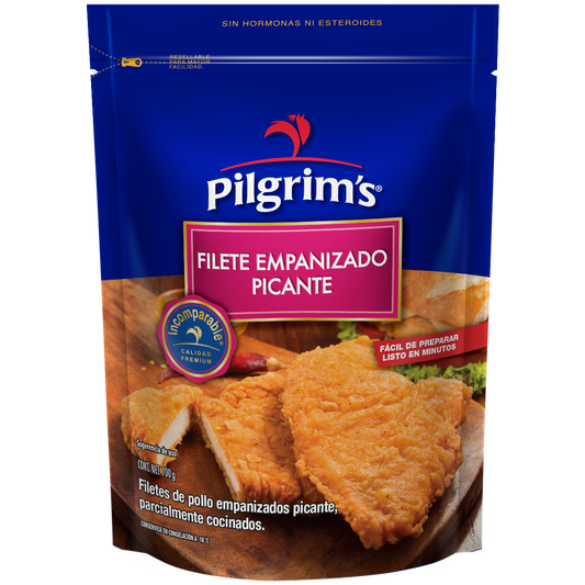 Filete de Pollo Empanizado Picante - Prakticongelados