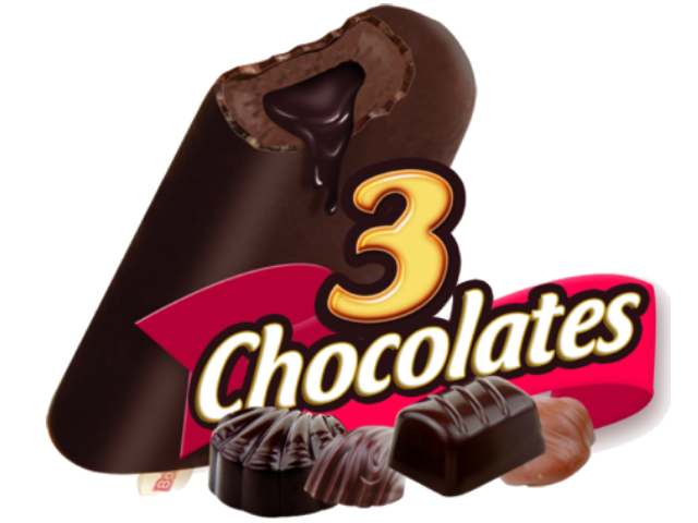Paletas Tres Chocolates - Prakticongelados