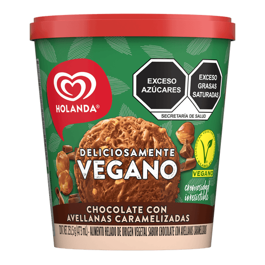 Helado Chocoavellana Vegano - Prakticongelados