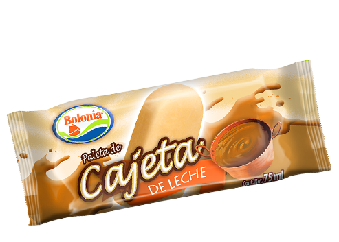 Paletas de Cajeta - Prakticongelados