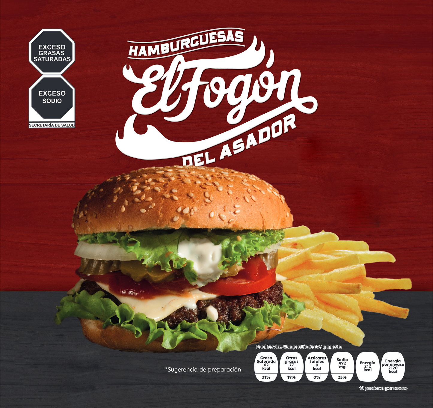 Hamburguesa El Fogon del Asador
