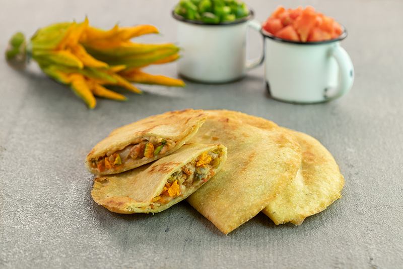 Quesadillas de Flor  de Calabaza