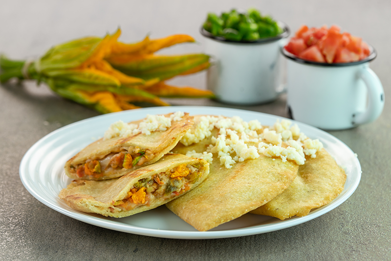 Quesadillas de Flor  de Calabaza