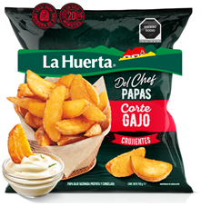 PAPA EN GAJO SAZONADA