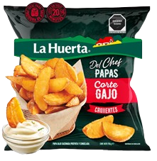 PAPA EN GAJO SAZONADA