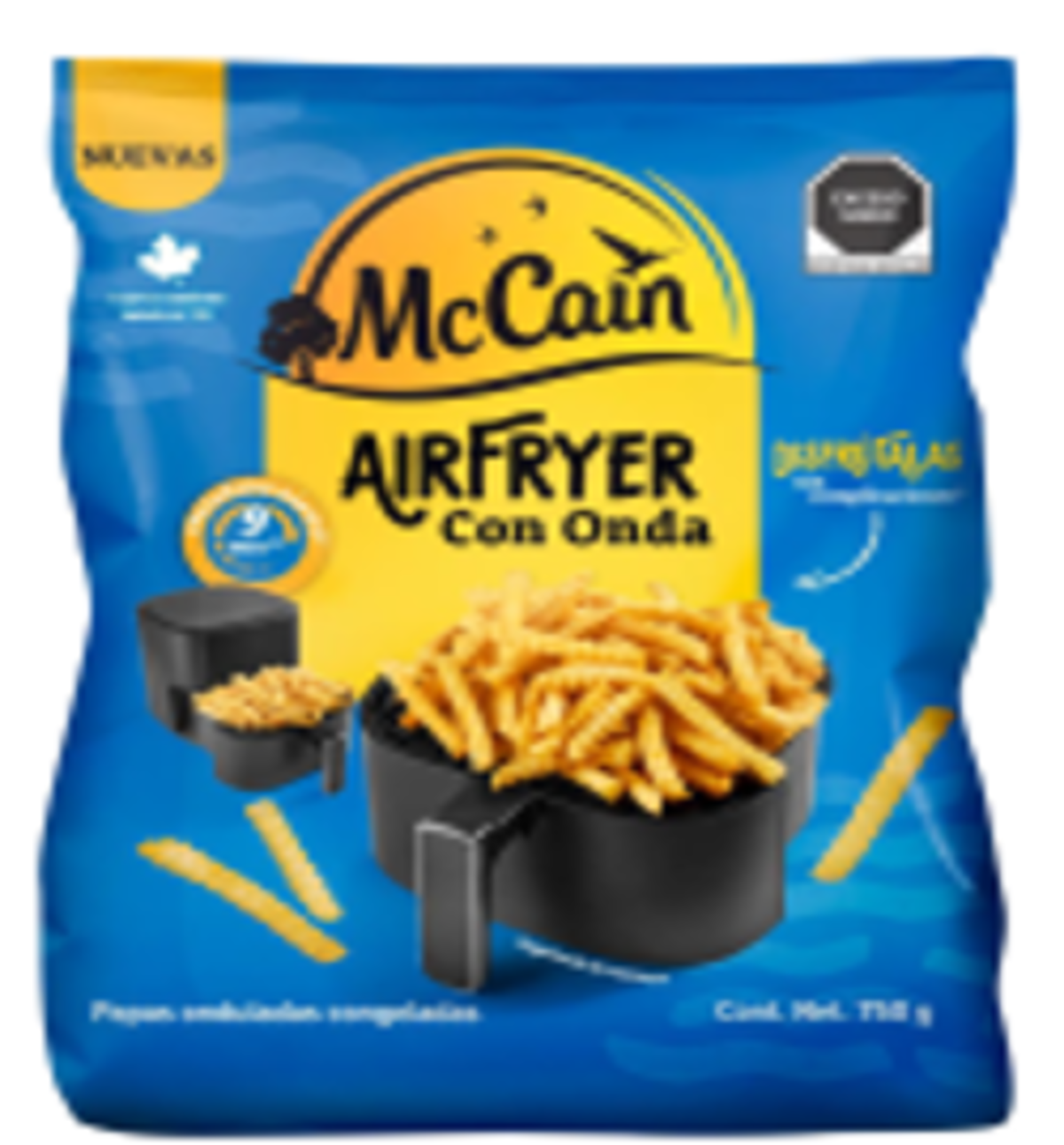 Papa Franc. Ondulada c/cobert 12/750g Mc