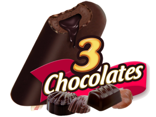 Paletas Tres Chocolates